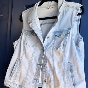 Jean vest jacket
